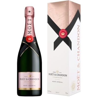 Moët & Chandon Rosé Impérial Champagne, Gift Box, 75cl Moët & Chandon Rosé Impérial Champagne, Gift Box, 75cl