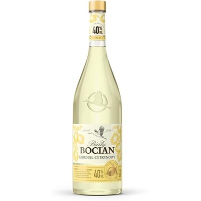 Bialy Bocian Lemon Cordial 500ml Premium Polish Fruit Liqueur, 40% Alcohol, Authentic Craft Spirit Inspired by 200 Years of Tradition Bialy Bocian Lemon Cordial 500ml Premium Polish Fruit Liqueur, 40% Alcohol, Authentic Craft Spirit Inspired by 200 Years of Tradition