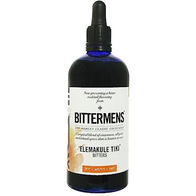 Bittermens Elemakule Tiki Bitter, 14.6cl, 44% ABV, New Orleans Recipe Bittermens Elemakule Tiki Bitter, 14.6cl, 44% ABV, New Orleans Recipe