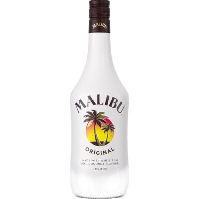 Malibu Original White Rum with Coconut Flavour, 70cl 18% ABV, Lightly Toasted Coconut Aroma, Creamy Vanilla Notes, Silky Smooth Finish, Perfect for Cocktails, Pina Colada Malibu Original White Rum with Coconut Flavour, 70cl 18% ABV, Lightly Toasted Coconut Aroma, Creamy Vanilla Notes, Silky Smooth Finish, Perfect for Cocktails, Pina Colada