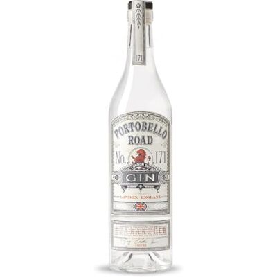 Portobello Road 171 Gin 70cl, 42% ABV Premium, Craft, Traditional, 9 Botanicals, London Dry Gin Portobello Road 171 Gin 70cl, 42% ABV Premium, Craft, Traditional, 9 Botanicals, London Dry Gin