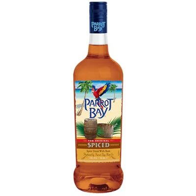 Parrot Bay Spiced Rum, 70cl, 35% ABV, Smooth Puerto Rican Dark Rum, with Warm and Spicy Notes and a Llingering Sweet Finish, Ideal for Tropical Cocktails, Gift Idea Parrot Bay Spiced Rum, 70cl, 35% ABV, Smooth Puerto Rican Dark Rum, with Warm and Spicy Notes and a Llingering Sweet Finish, Ideal for Tropical Cocktails, Gift Idea
