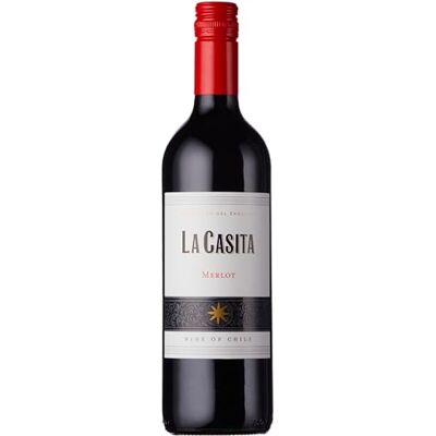 La Casita Merlot Red Wine 75cl – Central Valley, Chile 11% ABV Juicy Plum, Black Cherry & Gentle Oak Spice Vegan-Friendly Smooth, Approachable Red Perfect with Pasta & Pizza La Casita Merlot Red Wine 75cl – Central Valley, Chile 11% ABV Juicy Plum, Black Cherry & Gentle Oak Spice Vegan-Friendly Smooth, Approachable Red Perfect with Pasta & Pizza