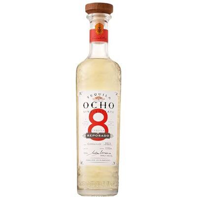 Tequila Ocho Ocho Reposado 100% Agave Tequila, 50 cl Award Winning Premium Tequila Aged for 8 Weeks Made with 100% Blue Agave Single Estate Tequila Ocho Ocho Reposado 100% Agave Tequila, 50 cl Award Winning Premium Tequila Aged for 8 Weeks Made with 100% Blue Agave Single Estate