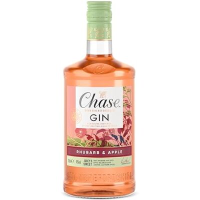 Chase Distillery Chase Rhubarb & Apple Gin 40% vol 70cl Gin Botanicals with Notes of Rhubarb, Apples & Juniper Crisp & Zingy Flavour Recommended with Tonic Chase Distillery Chase Rhubarb & Apple Gin 40% vol 70cl Gin Botanicals with Notes of Rhubarb, Apples & Juniper Crisp & Zingy Flavour Recommended with Tonic