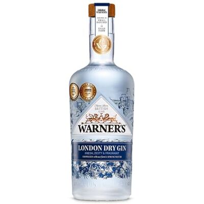 Warners London Dry Gin - 70 cl - Gin Warners London Dry Gin - 70 cl - Gin