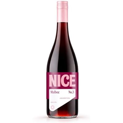 NICE Malbec, Wine in a Bottle, Darkly Fruity, Wicked Depth, Argentinian Malbec, 1 x 75cl Bottle NICE Malbec, Wine in a Bottle, Darkly Fruity, Wicked Depth, Argentinian Malbec, 1 x 75cl Bottle