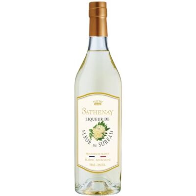 Sathenay French Elderflower Liqueur 700ml, make a perfect Hugo Spritz this summer. Delicately floral and light, ABV 20% Sathenay French Elderflower Liqueur 700ml, make a perfect Hugo Spritz this summer. Delicately floral and light, ABV 20%