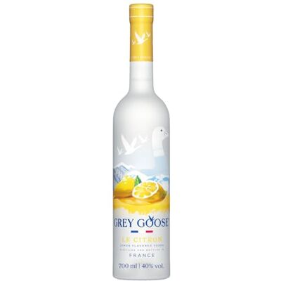 Grey Goose Le Citron, Premium Lemon Flavoured French Vodka, 40% ABV, 70cl Premium Citrus Flavour, French Menton Lemon Essence, Ideal for Cocktails & Gifting, Smooth Finish, 700ml Grey Goose Le Citron, Premium Lemon Flavoured French Vodka, 40% ABV, 70cl Premium Citrus Flavour, French Menton Lemon Essence, Ideal for Cocktails & Gifting, Smooth Finish, 700ml