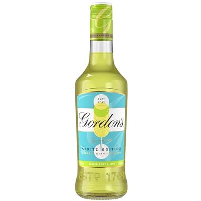 Gordon's Gordon’s Spritz Edition Lime & Elderflower 14.7% vol 50cl Limited Edition Made for Mixing with Prosecco Fruity & Floral Gin Liqueur Gordon's Gordon’s Spritz Edition Lime & Elderflower 14.7% vol 50cl Limited Edition Made for Mixing with Prosecco Fruity & Floral Gin Liqueur