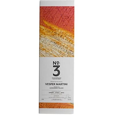 No.3 Gin Vesper Martini Ready to Drink Cocktail with Gift Box, 50cl, 28.6% ABV Pre-Bottled Cocktail, Combines Vodka and Vermouth with the World’s Best Gin, Gin with the Key No.3 Gin Vesper Martini Ready to Drink Cocktail with Gift Box, 50cl, 28.6% ABV Pre-Bottled Cocktail, Combines Vodka and Vermouth with the World’s Best Gin, Gin with the Key