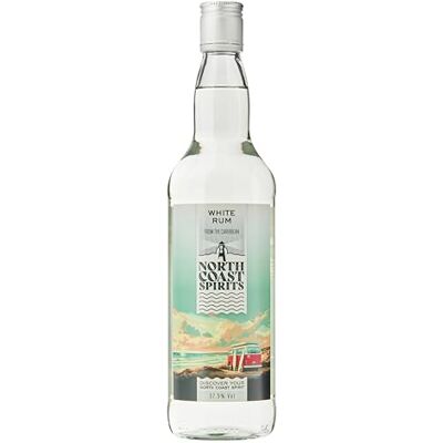 North Coast Spirits White Rum, Premium Caribbean Rum Spirit Bottled in UK, Cocktail Ingredient for Shots & Rum Punches, Artisan Liquor for Mojitos & Pina Colada Cocktails, 37.5% Alcohol Drink, 70cl North Coast Spirits White Rum, Premium Caribbean Rum Spirit Bottled in UK, Cocktail Ingredient for Shots & Rum Punches, Artisan Liquor for Mojitos & Pina Colada Cocktails, 37.5% Alcohol Drink, 70cl