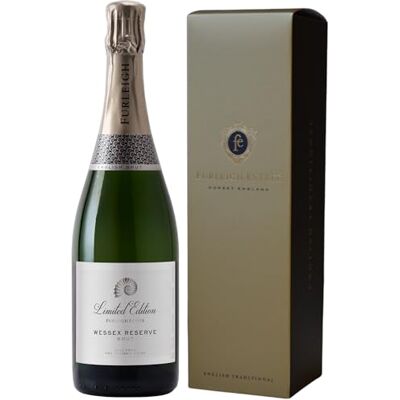 Furleigh Wine Furleigh Estate Wessex Reserve Brut 75cl – Award-Winning English Sparkling Wine from Dorset, Limited Edition Bottle plus gift box Furleigh Wine Furleigh Estate Wessex Reserve Brut 75cl – Award-Winning English Sparkling Wine from Dorset, Limited Edition Bottle plus gift box