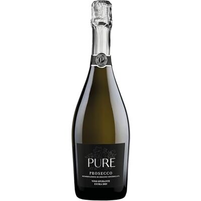 Prosecco D.O.C. “Pure” 75 cl – Fine Italian Sparkling Wine from Veneto – Green Apple, Pear & Lemon Zest – Extra Dry Style – Elegant & Refreshing – 10.5% ABV Prosecco D.O.C. “Pure” 75 cl – Fine Italian Sparkling Wine from Veneto – Green Apple, Pear & Lemon Zest – Extra Dry Style – Elegant & Refreshing – 10.5% ABV