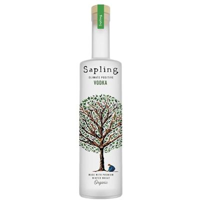 Sapling Climate Positive Organic Vodka 70cl (ABV 40%) – Premium Vodka Small Batch Production 4 Times Distilled We Plant a Tree for Every Bottle Sold Sapling Climate Positive Organic Vodka 70cl (ABV 40%) – Premium Vodka Small Batch Production 4 Times Distilled We Plant a Tree for Every Bottle Sold