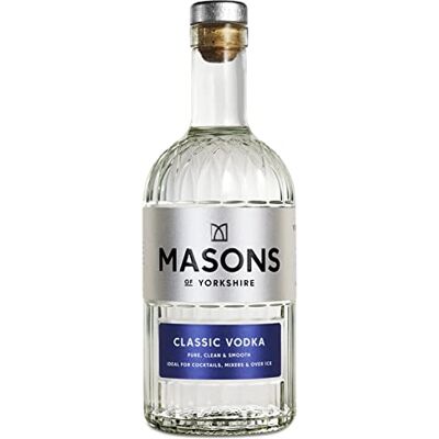 Masons Of Yorkshire Masons Classic Yorkshire Vodka 70cl 40% ABV Smooth Premium British Vodka Gold Medal — International Spirits Challenge Hand-Distilled in Yorkshire Masons Of Yorkshire Masons Classic Yorkshire Vodka 70cl 40% ABV Smooth Premium British Vodka Gold Medal — International Spirits Challenge Hand-Distilled in Yorkshire