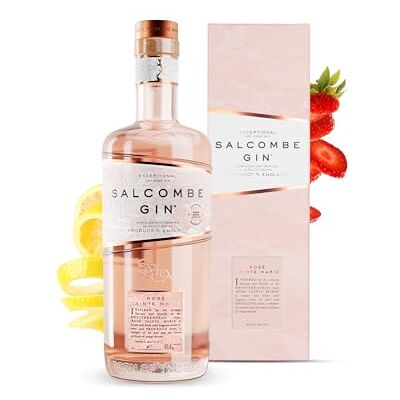 Salcombe Gin ‘Rosé Sainte Marie’ 70cl + Premium GIFT BOX 41.4% ABV Mediterranean Rosé Dry Gin Fresh Strawberry & Lemon Distilled & Crafted in Salcombe, South Devon Salcombe Gin ‘Rosé Sainte Marie’ 70cl + Premium GIFT BOX 41.4% ABV Mediterranean Rosé Dry Gin Fresh Strawberry & Lemon Distilled & Crafted in Salcombe, South Devon
