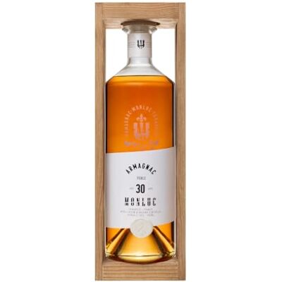 MONLUC Armagnac Pearl Anniversary 30-Year-Old – Rare Grand Cru Blend Aged in French Oak – Dried Fruit & Cedar Complexity – 43% ABV MONLUC Armagnac Pearl Anniversary 30-Year-Old – Rare Grand Cru Blend Aged in French Oak – Dried Fruit & Cedar Complexity – 43% ABV