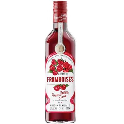 Gabriel Boudier Raspberry Liqueur for Cocktails 50cl, 20 Percent ABV Crème de Framboises Premium French Framboise Liqueur for Cocktails and Mixing Gabriel Boudier Raspberry Liqueur for Cocktails 50cl, 20 Percent ABV Crème de Framboises Premium French Framboise Liqueur for Cocktails and Mixing
