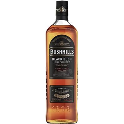 Bushmills Black Bush Irish Whiskey 40% ABV 70cl Award-Winning Premium Irish Whiskey Rich Dried Fruit, Nutty & Oloroso Sherry Cask Notes Smooth Whiskey Gift Bushmills Black Bush Irish Whiskey 40% ABV 70cl Award-Winning Premium Irish Whiskey Rich Dried Fruit, Nutty & Oloroso Sherry Cask Notes Smooth Whiskey Gift