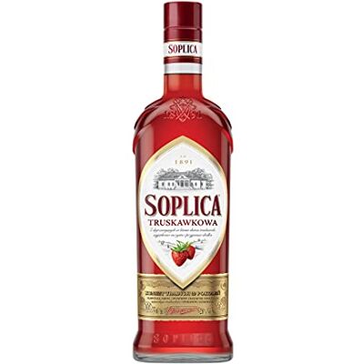 Soplica Polish Strawberry Vodka Natural Ingredients For Shots & Cocktails 26% Alcohol 500 ml Soplica Polish Strawberry Vodka Natural Ingredients For Shots & Cocktails 26% Alcohol 500 ml