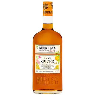 MOUNT GAY Bajan Spiced Rum based Spirit, 70cl MOUNT GAY Bajan Spiced Rum based Spirit, 70cl