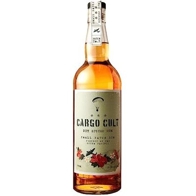 Cargo Cult Spiced Rum 70cl, 38.5% ABV Natural Flavourings: Cinnamon, Nutmeg and Sweet Vanilla Signature Dry Finish, South Pacific, Small Batch Premium Rum Cargo Cult Spiced Rum 70cl, 38.5% ABV Natural Flavourings: Cinnamon, Nutmeg and Sweet Vanilla Signature Dry Finish, South Pacific, Small Batch Premium Rum