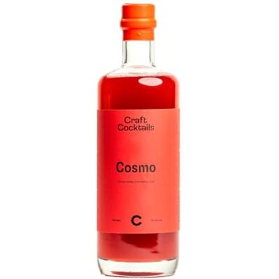 Craft Cocktails Cosmopolitan 500ml Ready to Serve Premium Pre-Mixed Cocktail 14.9% ABV Irish Made Craft Cocktails Cosmopolitan 500ml Ready to Serve Premium Pre-Mixed Cocktail 14.9% ABV Irish Made