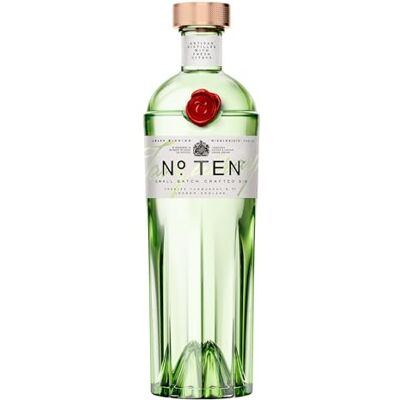 Tanqueray No. TEN Gin 47.3% vol 70cl Distilled 4 Times Citrus Fruits & Gin Botanicals Enjoy with Ice & Tonic Award-Winning Ultra-Premium Tanqueray No. TEN Gin 47.3% vol 70cl Distilled 4 Times Citrus Fruits & Gin Botanicals Enjoy with Ice & Tonic Award-Winning Ultra-Premium