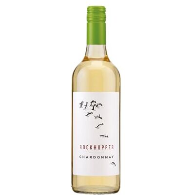 Rockhopper Chardonnay Australian White Wine 75cl, South Eastern Australia Chardonnay with Stone Fruit, Tropical Flavours and Creamy Vanilla Notes, Vegan Friendly Wine for Chicken, Pasta and White Fish Rockhopper Chardonnay Australian White Wine 75cl, South Eastern Australia Chardonnay with Stone Fruit, Tropical Flavours and Creamy Vanilla Notes, Vegan Friendly Wine for Chicken, Pasta and White Fish