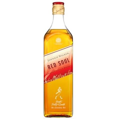 JOHNNIE WALKER Red Soul 40% vol 70cl Sweet, Smooth & Balanced Made for Mixing The Lighter Side of Red Label The World’s No. 1 Scotch Whisky Brand JOHNNIE WALKER Red Soul 40% vol 70cl Sweet, Smooth & Balanced Made for Mixing The Lighter Side of Red Label The World’s No. 1 Scotch Whisky Brand