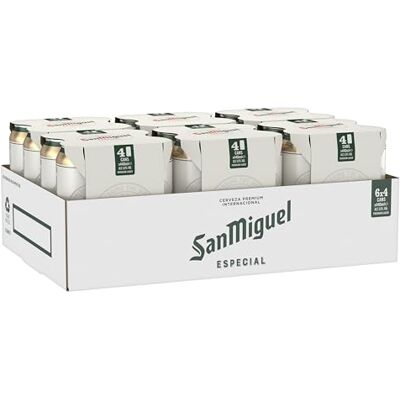 San Miguel Premium Lager Beer, 24x440ml cans San Miguel Premium Lager Beer, 24x440ml cans