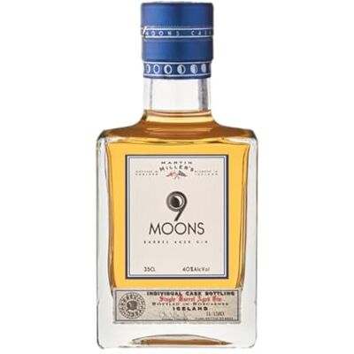 Martin Millers Gin, 9 Moons Solera Reserve Edition Super Premium Gin, Icelandic spring water, Distilled in England 40 percent ABV 35cl Bottle (0.35L) Martin Millers Gin, 9 Moons Solera Reserve Edition Super Premium Gin, Icelandic spring water, Distilled in England 40 percent ABV 35cl Bottle (0.35L)