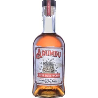 Arumdu Butter Salted Popcorn Caribbean Rum Liqueur, 50 cl Arumdu Butter Salted Popcorn Caribbean Rum Liqueur, 50 cl