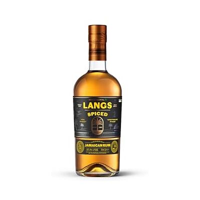 Langs Spiced Rum 70cl 37.5% ABV Pot and Column Distilled Jamaican Rum A Balance of Spice and Sweet Delicious with a Mixer or in Cocktails Like Rum Punch Langs Spiced Rum 70cl 37.5% ABV Pot and Column Distilled Jamaican Rum A Balance of Spice and Sweet Delicious with a Mixer or in Cocktails Like Rum Punch