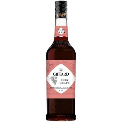 Giffard Non-Alcoholic Cocktail Base Ruby Grape Red Vermouth Alternative, 0.0% vol, 70cl Giffard Non-Alcoholic Cocktail Base Ruby Grape Red Vermouth Alternative, 0.0% vol, 70cl