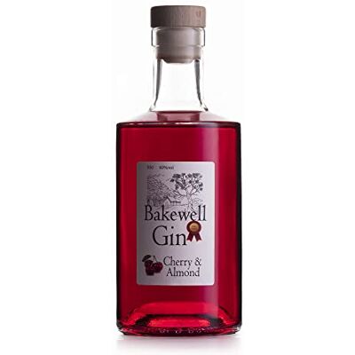 Bakewell Gin Triple Distilled Cherry & Almond The Handmade Gin Company Premium Bakewell Cherry & Almond Gin 40% ABV Special Edition British Gin 50cl Bottle Bakewell Gin Triple Distilled Cherry & Almond The Handmade Gin Company Premium Bakewell Cherry & Almond Gin 40% ABV Special Edition British Gin 50cl Bottle