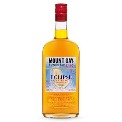 MOUNT GAY Eclipse Navy Strength 57.1% ABV, Barbados Golden Rum 70cl, Limited Edition MOUNT GAY Eclipse Navy Strength 57.1% ABV, Barbados Golden Rum 70cl, Limited Edition