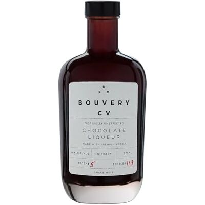 BOUVERY CV Liqueurs Premium Dark Chocolate Liqueur Natural Flavours 1 x 350 ml 16% vol BOUVERY CV Liqueurs Premium Dark Chocolate Liqueur Natural Flavours 1 x 350 ml 16% vol