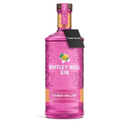 Whitley Neill Limited Edition Karen Millen Japanese Yuzu & White Strawberry Gin 70cl Whitley Neill Limited Edition Karen Millen Japanese Yuzu & White Strawberry Gin 70cl