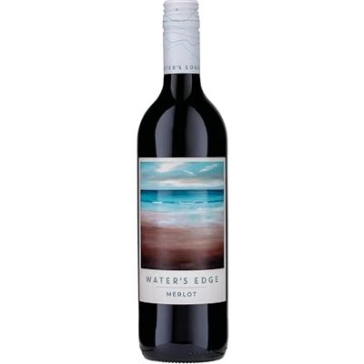 Water's Edge Merlot Red Wine 75cl, Smooth Moldovan Merlot with Plum, Dark Cherry and Soft Spice Notes, Medium-Bodied Still Red with Screw Cap Water's Edge Merlot Red Wine 75cl, Smooth Moldovan Merlot with Plum, Dark Cherry and Soft Spice Notes, Medium-Bodied Still Red with Screw Cap