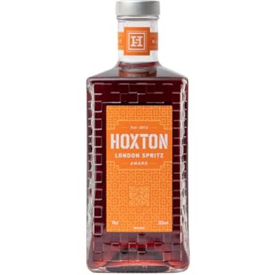 Hoxton London Spritz, 70cl 20% ABV Amaro-Inspired Gin Liqueur with Morello Cherry, Berries & Orange Gin Infused Spirit for Cocktails and Aperitifs Hoxton London Spritz, 70cl 20% ABV Amaro-Inspired Gin Liqueur with Morello Cherry, Berries & Orange Gin Infused Spirit for Cocktails and Aperitifs