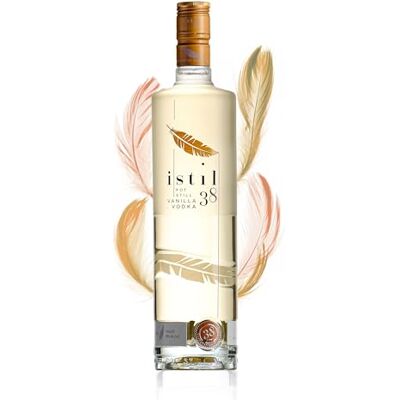 iStil 38 Vanilla Vodka 70cl (38% ABV) Premium Flavoured Small Batch Irish Vodka Infused with Natural Vanilla Velvet-like, Silky Texture, Perfect Base for a Mixed Drink or Cocktail iStil 38 Vanilla Vodka 70cl (38% ABV) Premium Flavoured Small Batch Irish Vodka Infused with Natural Vanilla Velvet-like, Silky Texture, Perfect Base for a Mixed Drink or Cocktail