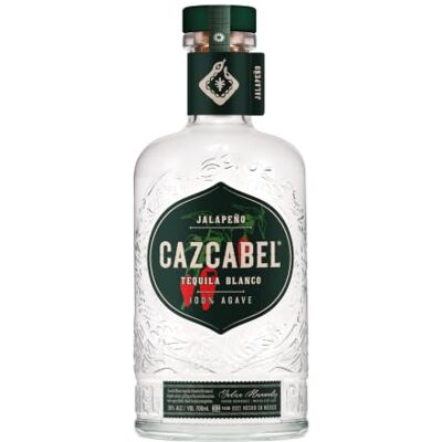 Cazcabel Tequila Jalapeño, 70cl, 35% ABV Made with 100% Blue Weber Agave, Infused with Natural Jalapeño Extract Cazcabel Tequila Jalapeño, 70cl, 35% ABV Made with 100% Blue Weber Agave, Infused with Natural Jalapeño Extract