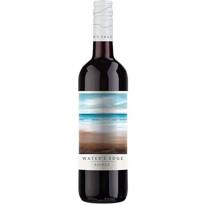 Water's Edge Shiraz Red Wine 75cl, Australian Full-Bodied Shiraz with Blackberry, Dark Plum and Peppery Spice Notes, Smooth Rich Red with Screw Cap (Case of 6) Water's Edge Shiraz Red Wine 75cl, Australian Full-Bodied Shiraz with Blackberry, Dark Plum and Peppery Spice Notes, Smooth Rich Red with Screw Cap (Case of 6)