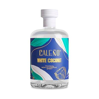 CALEÑO Caleño White Coconut Tropical Alcohol Free Rum 50cl Created Using Coconut, Vanilla & Pineapple Non Alcoholic Tropical Gin Alternative Sugar Free, Gluten Free and Vegan Friendly CALEÑO Caleño White Coconut Tropical Alcohol Free Rum 50cl Created Using Coconut, Vanilla & Pineapple Non Alcoholic Tropical Gin Alternative Sugar Free, Gluten Free and Vegan Friendly