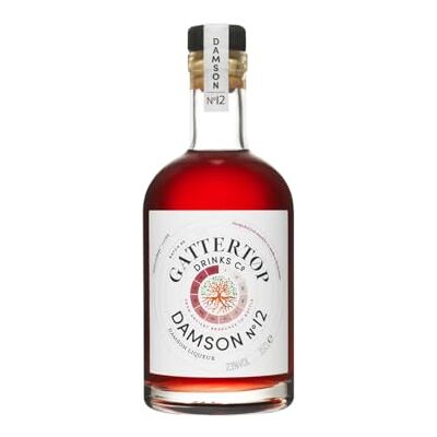 Gattertop Drinks Co , Damson No12, (23% ABV, 35cl Vodka) Fruit Liqueur, Premium, British, Organic, Sustainable, Vodka Gifts, Gift Sets, Naturally Flavoured Gattertop Drinks Co , Damson No12, (23% ABV, 35cl Vodka) Fruit Liqueur, Premium, British, Organic, Sustainable, Vodka Gifts, Gift Sets, Naturally Flavoured