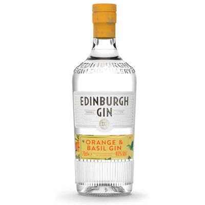 Edinburgh Gin Orange and Basil Flavoured Gin 70cl 40% ABV 100% Naturally Flavoured Crafted with Sweet Valencian Orange Peel and Fresh Basil Leaf Ideal for Use in Cocktails Perfect for Gifts Edinburgh Gin Orange and Basil Flavoured Gin 70cl 40% ABV 100% Naturally Flavoured Crafted with Sweet Valencian Orange Peel and Fresh Basil Leaf Ideal for Use in Cocktails Perfect for Gifts