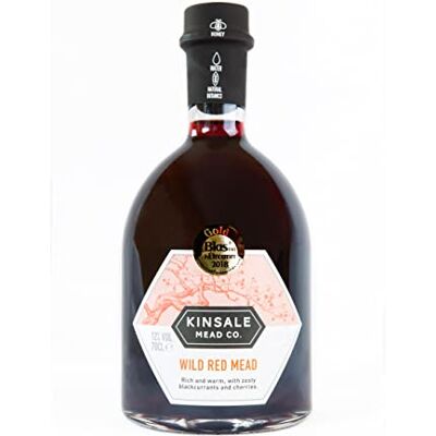 Kinsale Mead Co. Wild Red Mead 70cl, Irish blackcurrants beautifully balanced with dark cherries (Drink Cold or Mulled) 12% ABV Kinsale Mead Co. Wild Red Mead 70cl, Irish blackcurrants beautifully balanced with dark cherries (Drink Cold or Mulled) 12% ABV