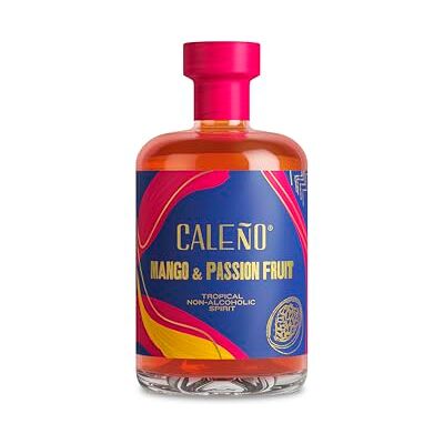 CALEÑO Caleño Mango & Passionfruit Tropical Alcohol Free Rum 50cl Perfect with Soda or Lemonade Tropical Flavoured Rum Alternative Sugar Free Gluten Free and Vegan Friendly CALEÑO Caleño Mango & Passionfruit Tropical Alcohol Free Rum 50cl Perfect with Soda or Lemonade Tropical Flavoured Rum Alternative Sugar Free Gluten Free and Vegan Friendly